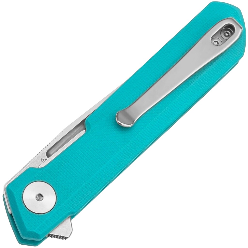 Nóż składany Bestechman Mini Dundee - Tiffany Blue/Satin Stonewash