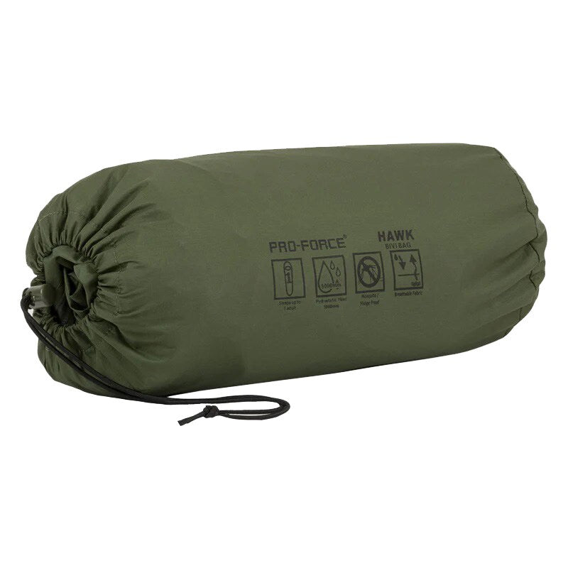 Bivy bag Highlander Outdoor Hawk z moskitierą - Olive