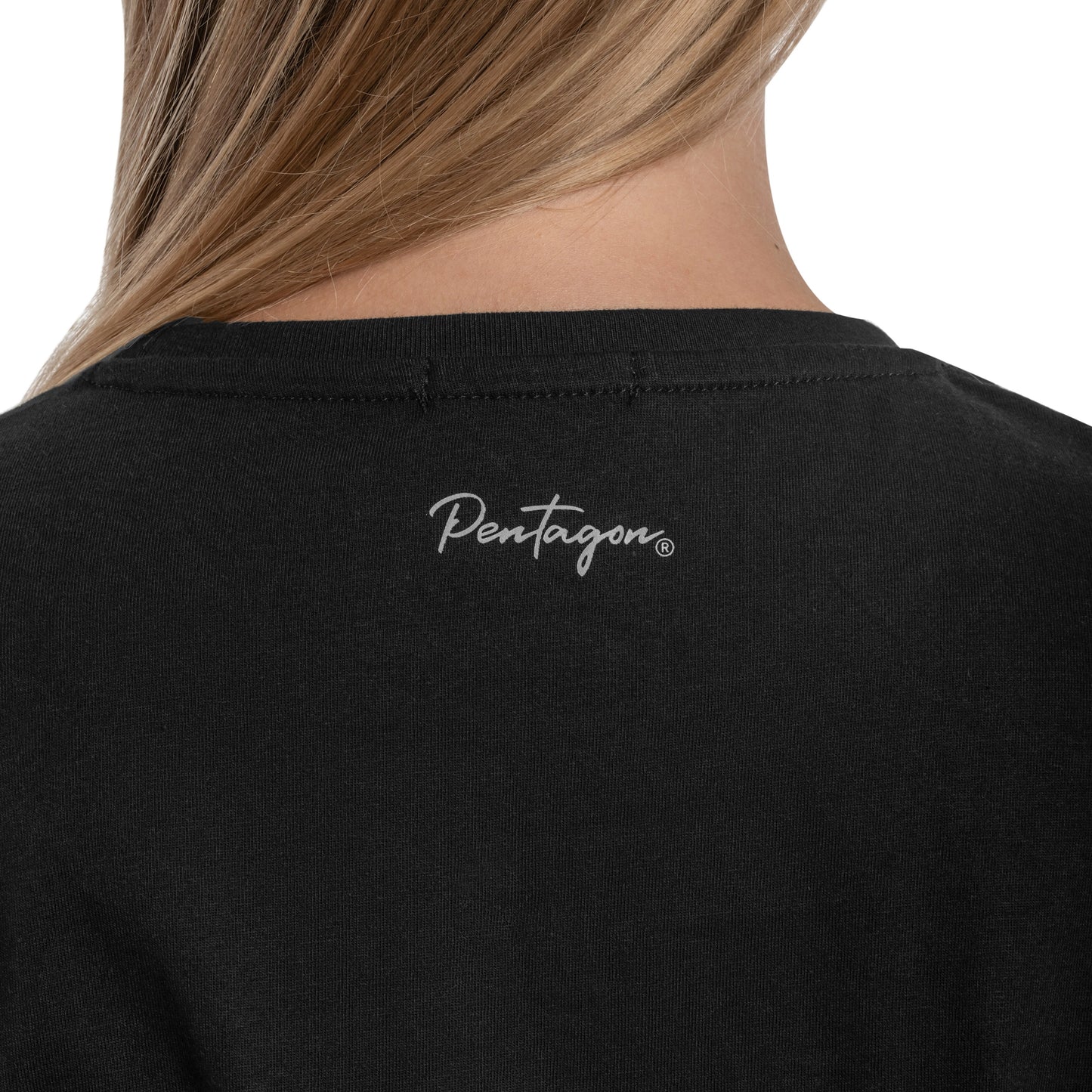 Koszulka T-shirt damska Pentagon Calligraphy - Black