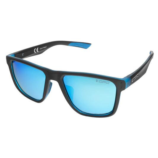 Okulary przeciwsłoneczne OPC Lifestyle Miami Matt Black/Blue Revo z polaryzacją
