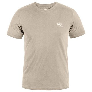 Koszulka T-shirt Alpha Industries Basic Small Logo - Vintage Sand