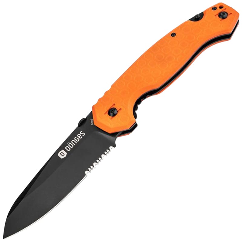 Nóż składany ratowniczy Dönges Professional Rescue - Orange