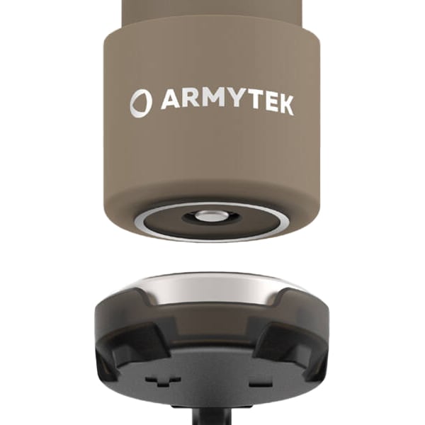 Latarka czołowa i kątowa Armytek Wizard C2 PRO Magnet USB White Sand - 2500 lumenów
