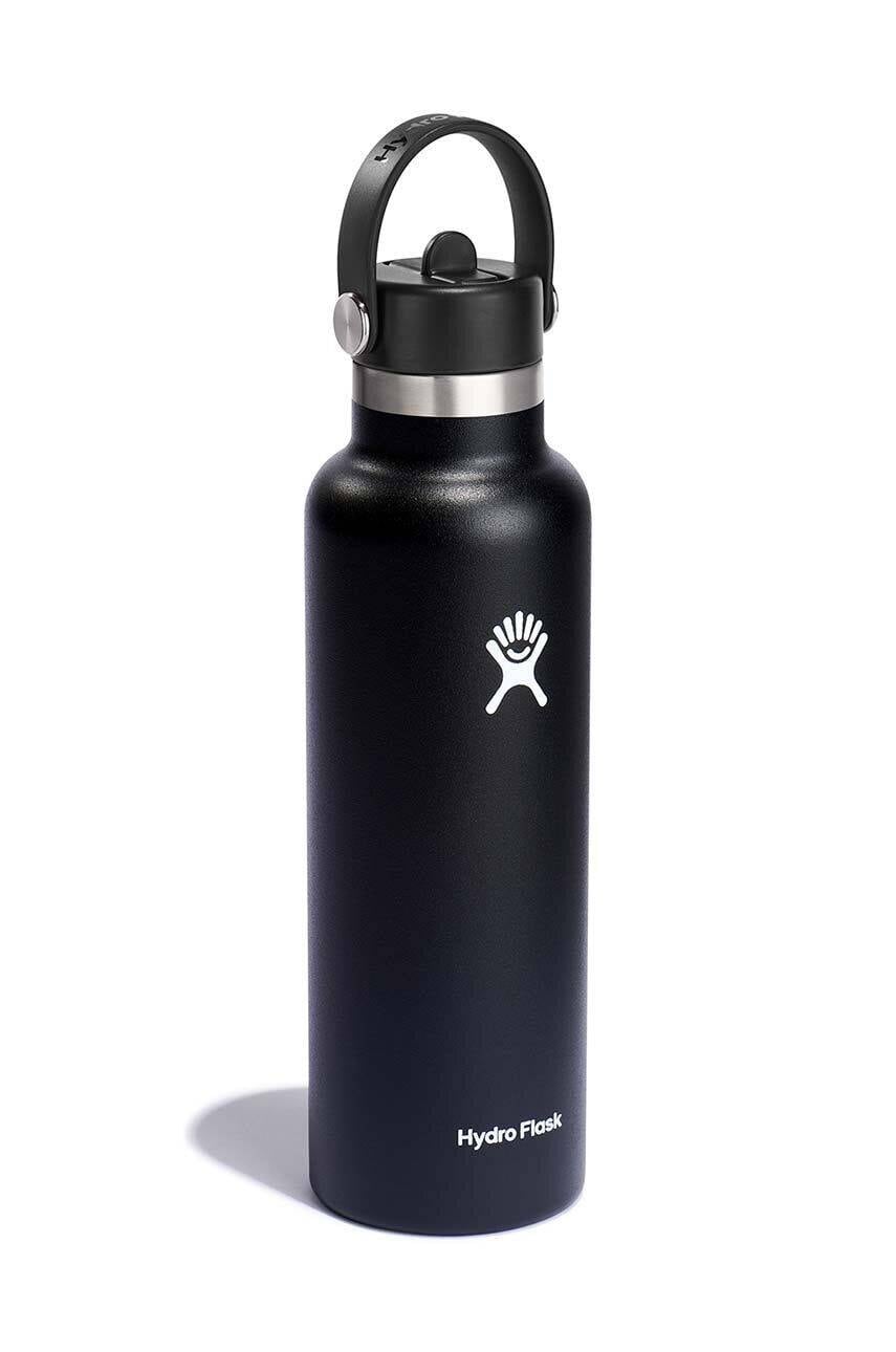 Butelka termiczna Hydro Flask Standard Flex Straw Cap 621 ml - Black