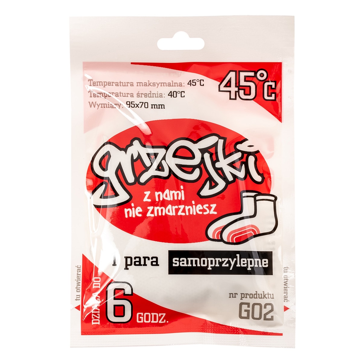 Ogrzewacz chemiczny Grzejki do stóp - 10 par