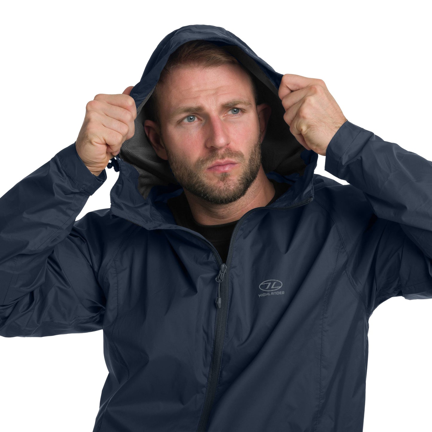 Kurtka Highlander Outdoor Stow & Go Pack Away V2 - Navy Blue