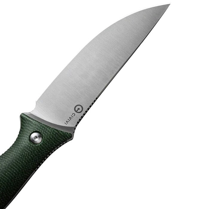 Nóż Civivi Stormridge Satin Nitro-V Canvas Micarta - Green