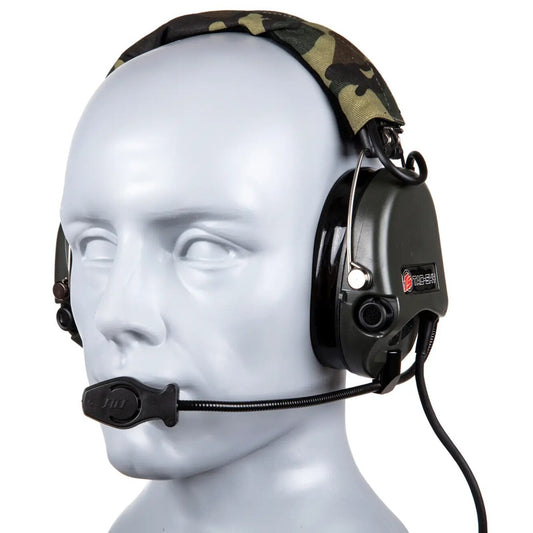 Ochronniki słuchu aktywne Tac-Sky MSA Headset - Foliage Green/Woodland