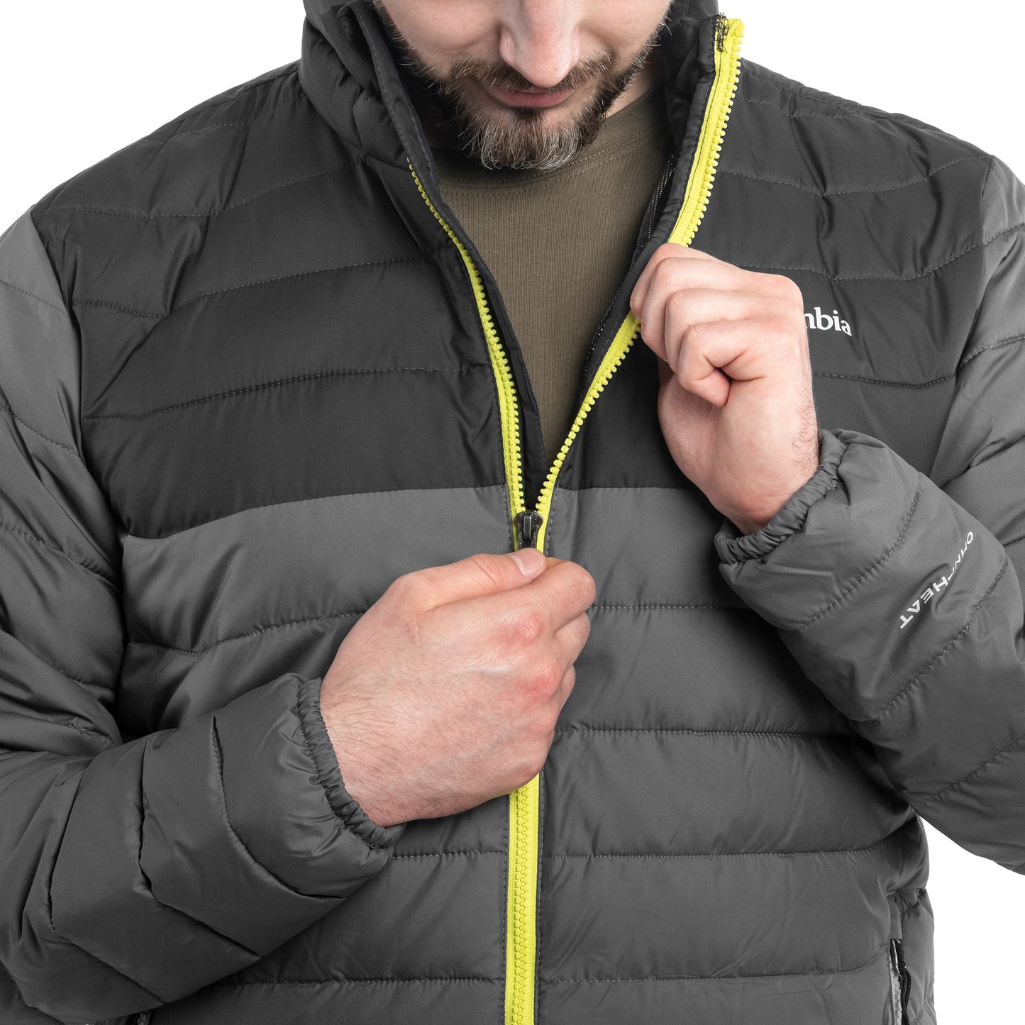 Kurtka Columbia Powder Lite Jacket - City Grey/ Shark