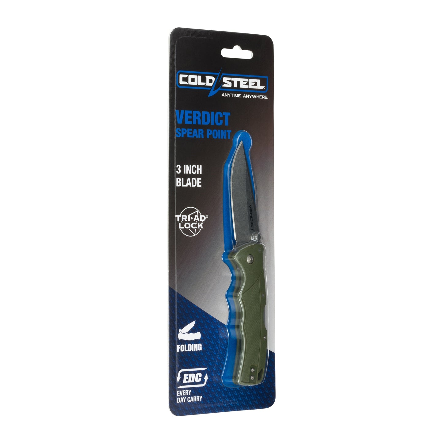 Nóż składany Cold Steel Verdict Spear-Point 4116SS - OD Green