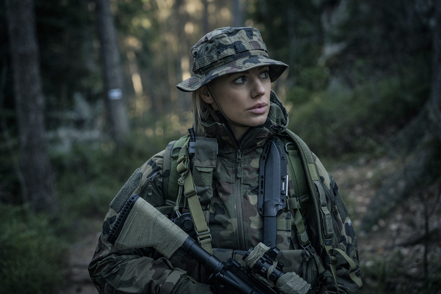 Zawieszenie taktyczne Helikon 2-punktowe - Olive Green