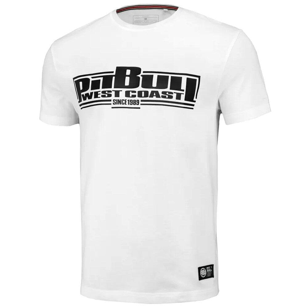Koszulka T-shirt Pitbull Slim Fit Classic Boxing - White