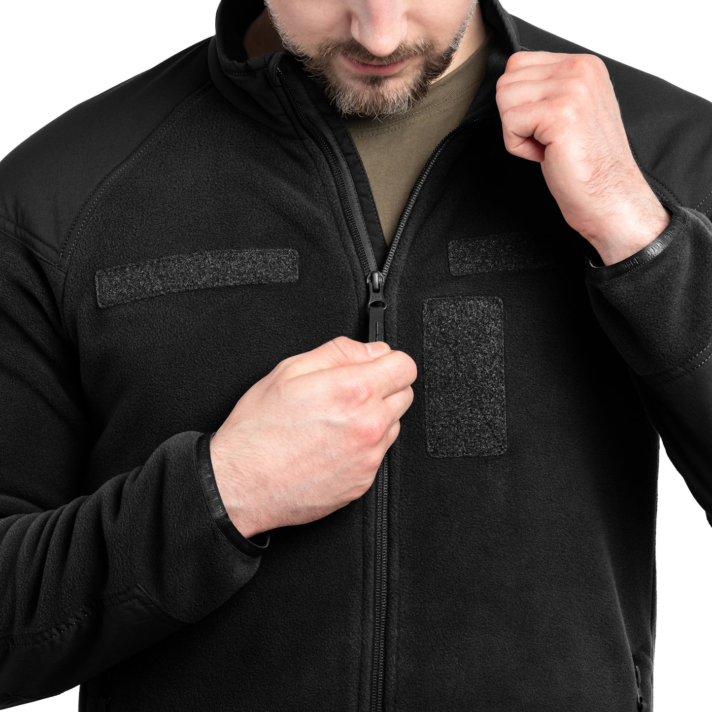 Polar M-Tac Combat Fleece Polartec Jacket - Black