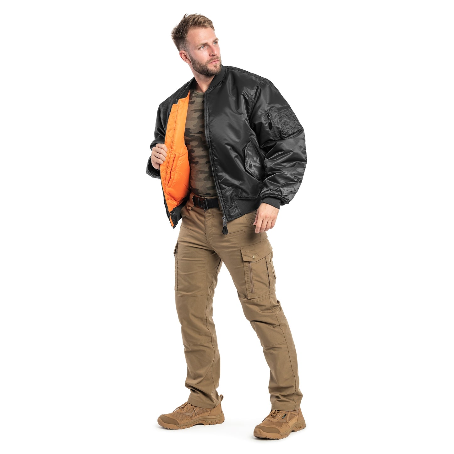Kurtka Mil-Tec MA-1 US Flight Jacket - Black