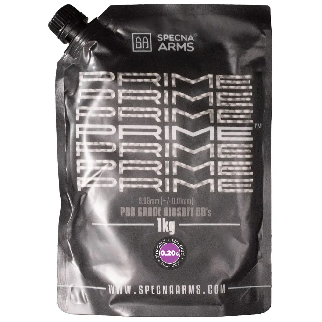 Kulki precyzyjne ASG Specna Arms Prime 0,20 g - 1 kg - Białe