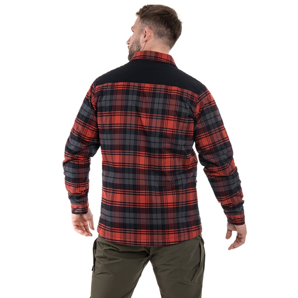 Koszula Helikon Winter Warden Long Sleeve - Slate Crimson Plaid