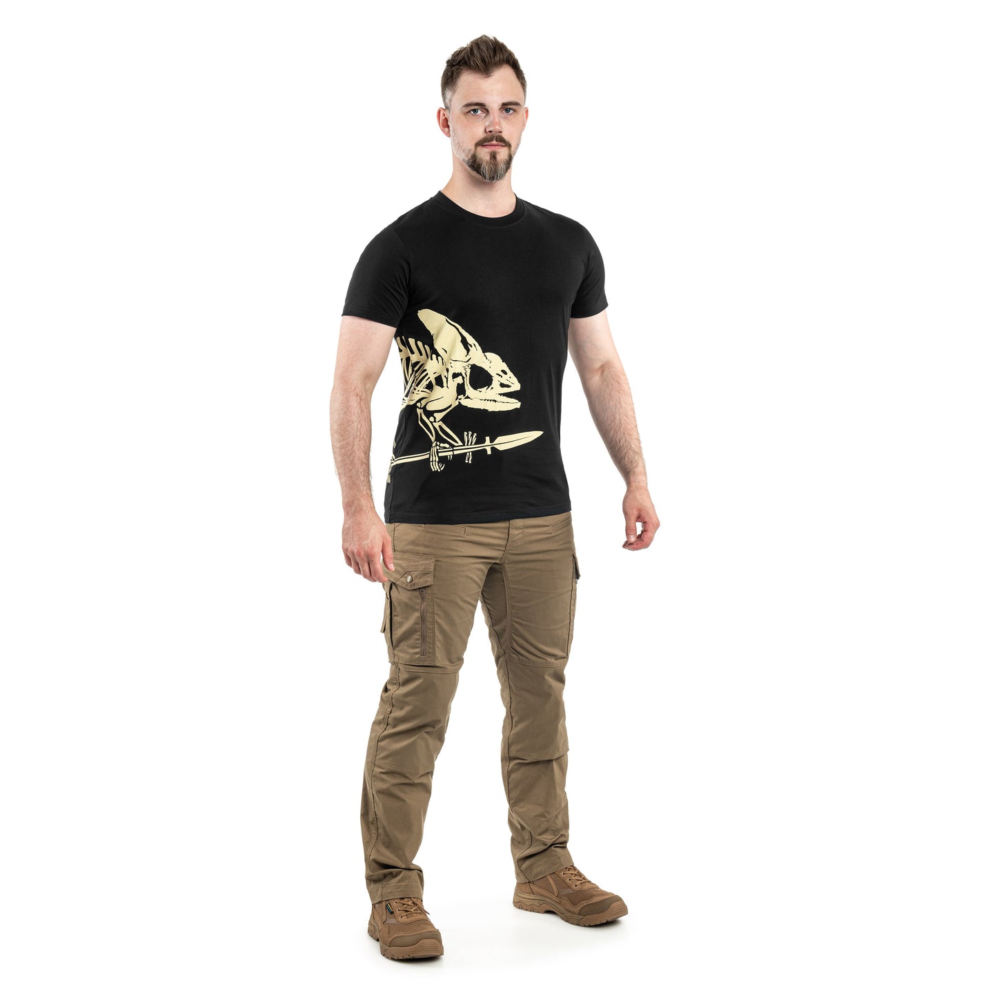 Koszulka T-shirt Helikon Full Body Skeleton - Black