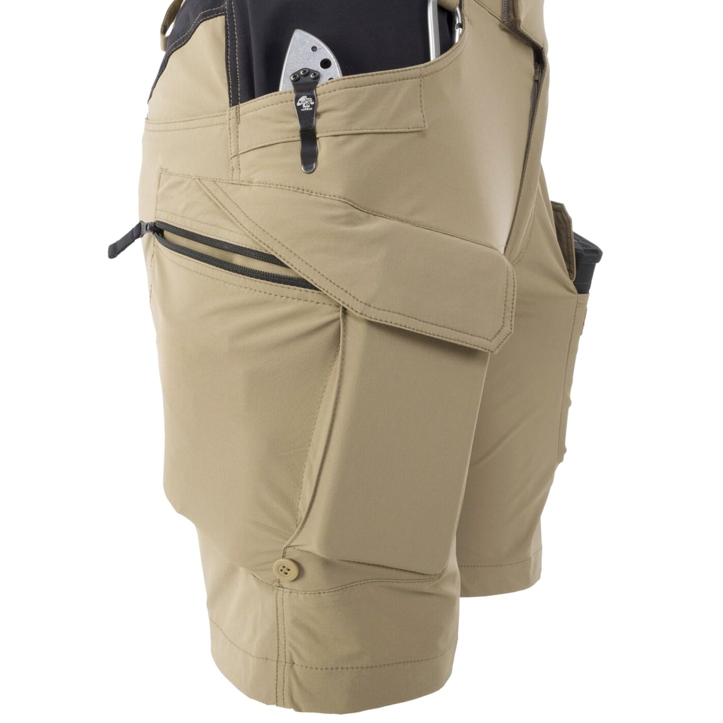 Szorty damskie Helikon OTP Nylon 8,5" - Khaki/Black