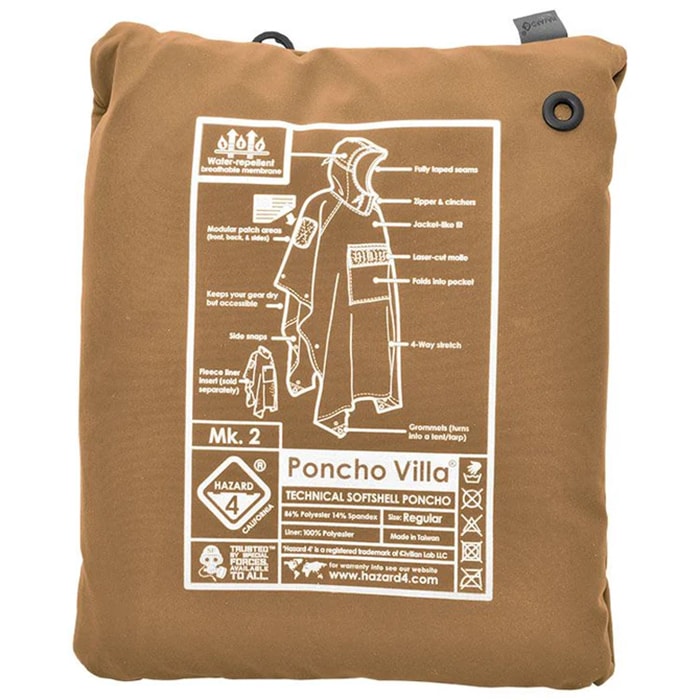 Ponczo Hazard 4 Villa 2020 Softshell - Coyote
