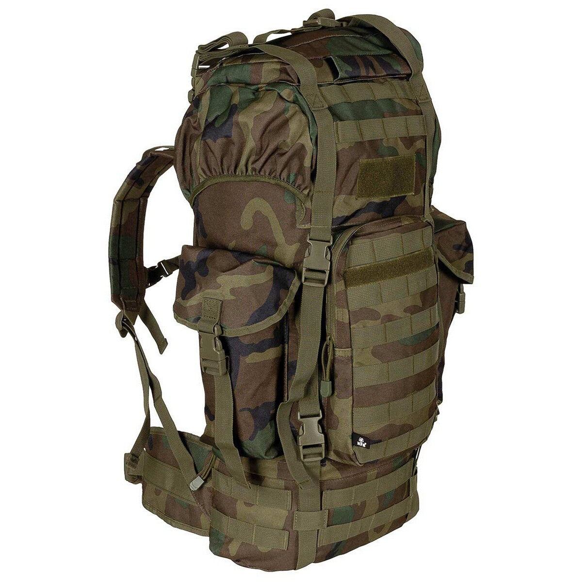 Plecak MFH BW Combat MOLLE 65 l - Woodland