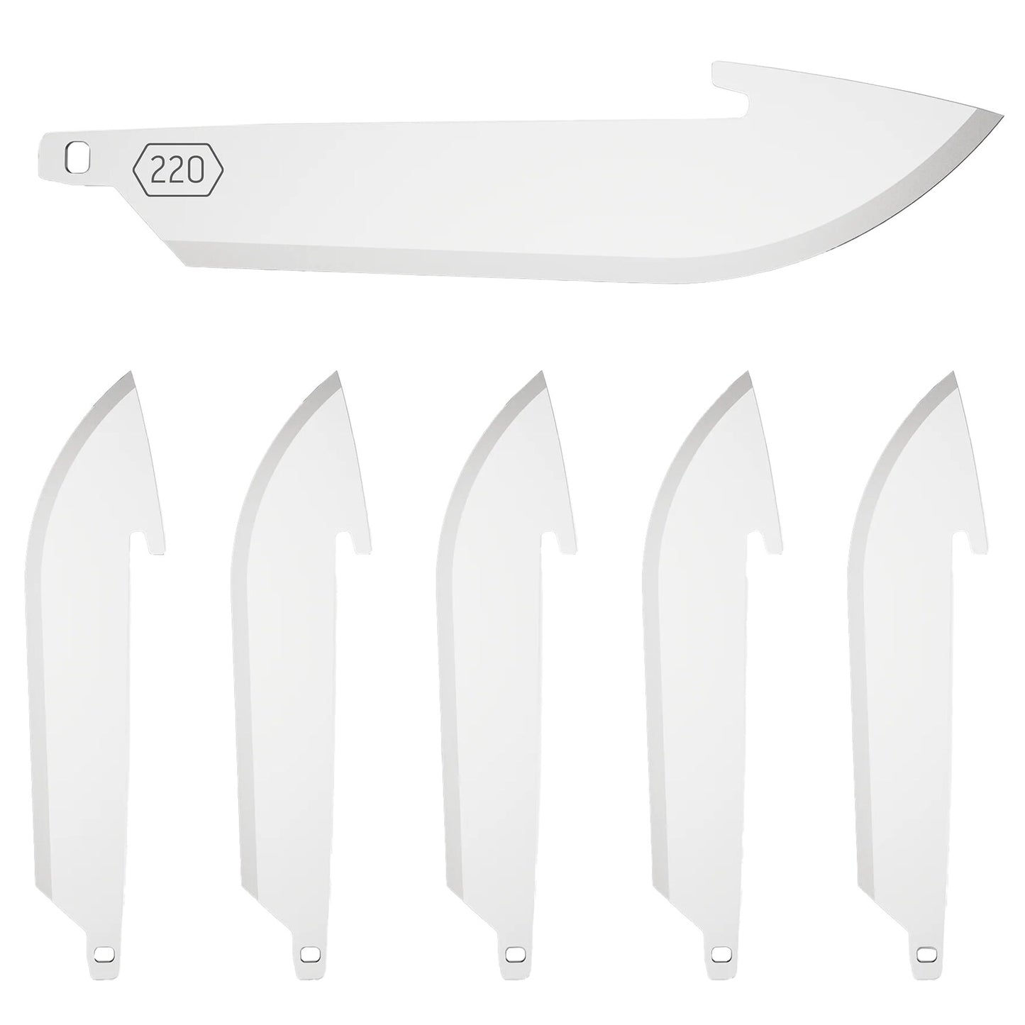 Zestaw ostrzy wymiennych Outdoor Edge Drop-Point 220 - 6 szt.