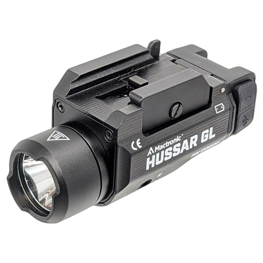 Latarka na broń Mactronic Hussar GL z celownikiem laserowym - 900 lumenów