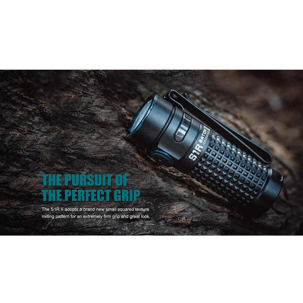 Latarka akumulatorowa Olight S1R II Baton Black - 1000 lumenów