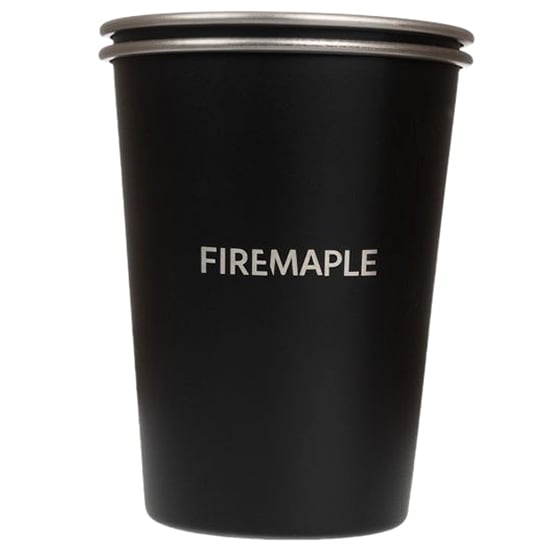 Kubek Fire Maple Antarcti Stainless Steel 350 ml 2 szt. - Black
