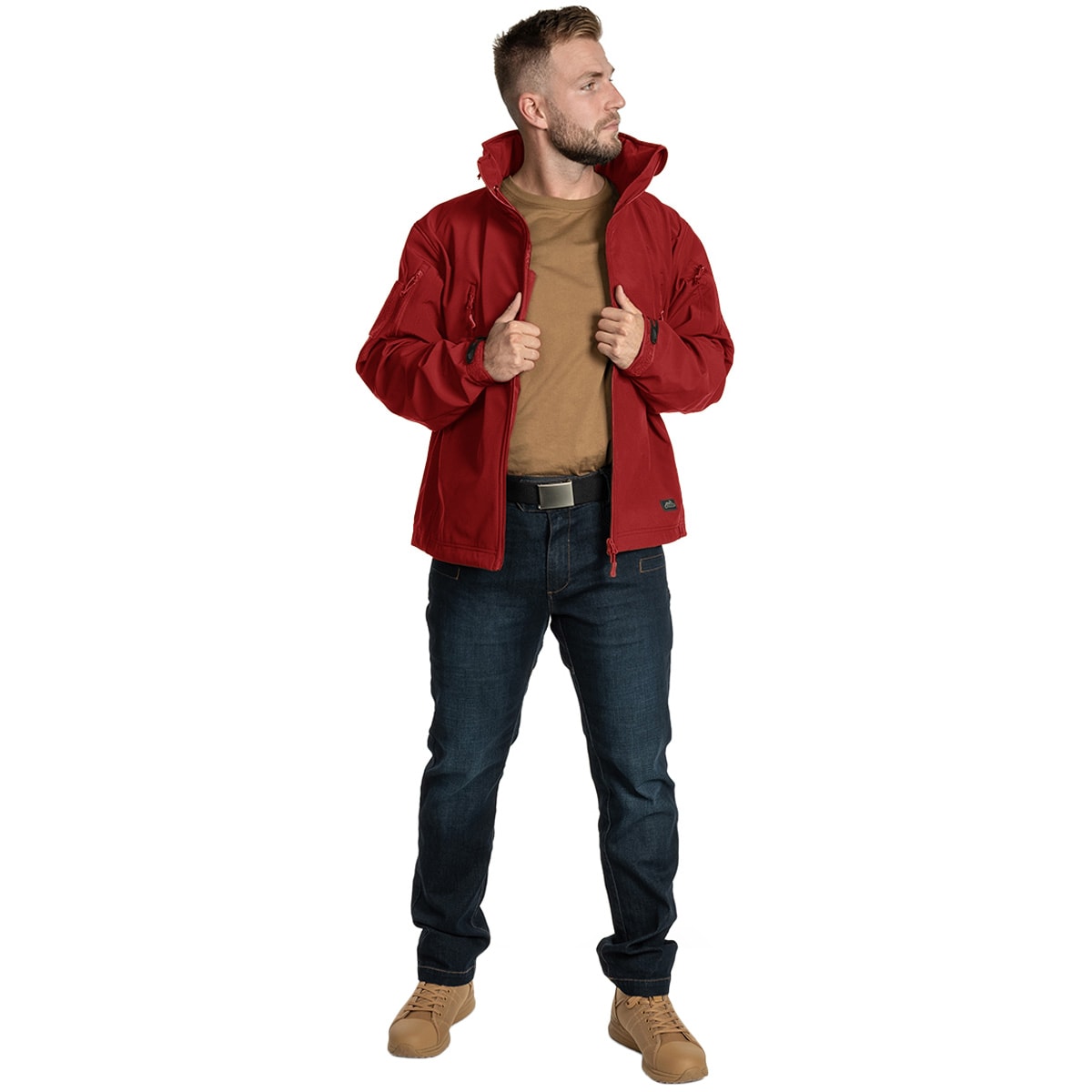 Kurtka Helikon Gunfighter Softshell Shark Skin Windblocker - Crimson Sky