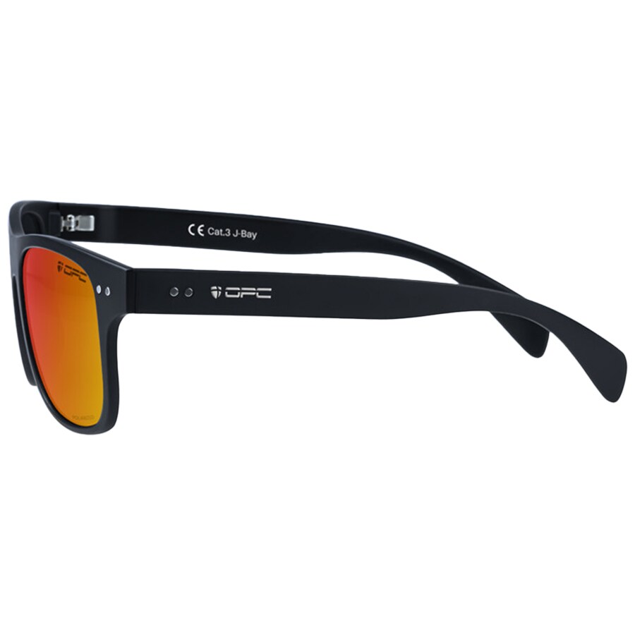 Okulary przeciwsłoneczne OPC Lifestyle J-Bay Matt Black Red Revo z polaryzacją