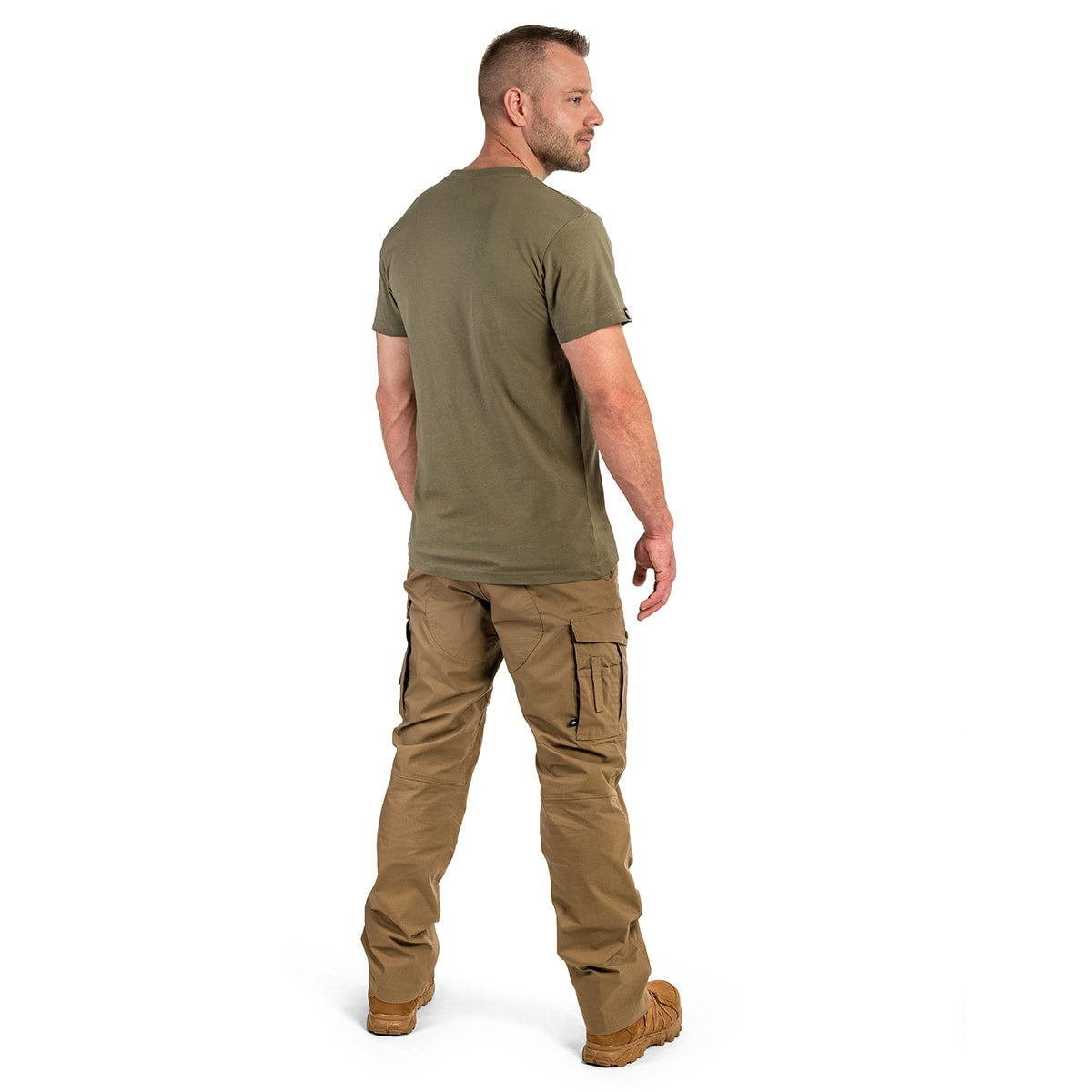 Koszulka T-shirt Voyovnik Ścieżka Górska - Khaki