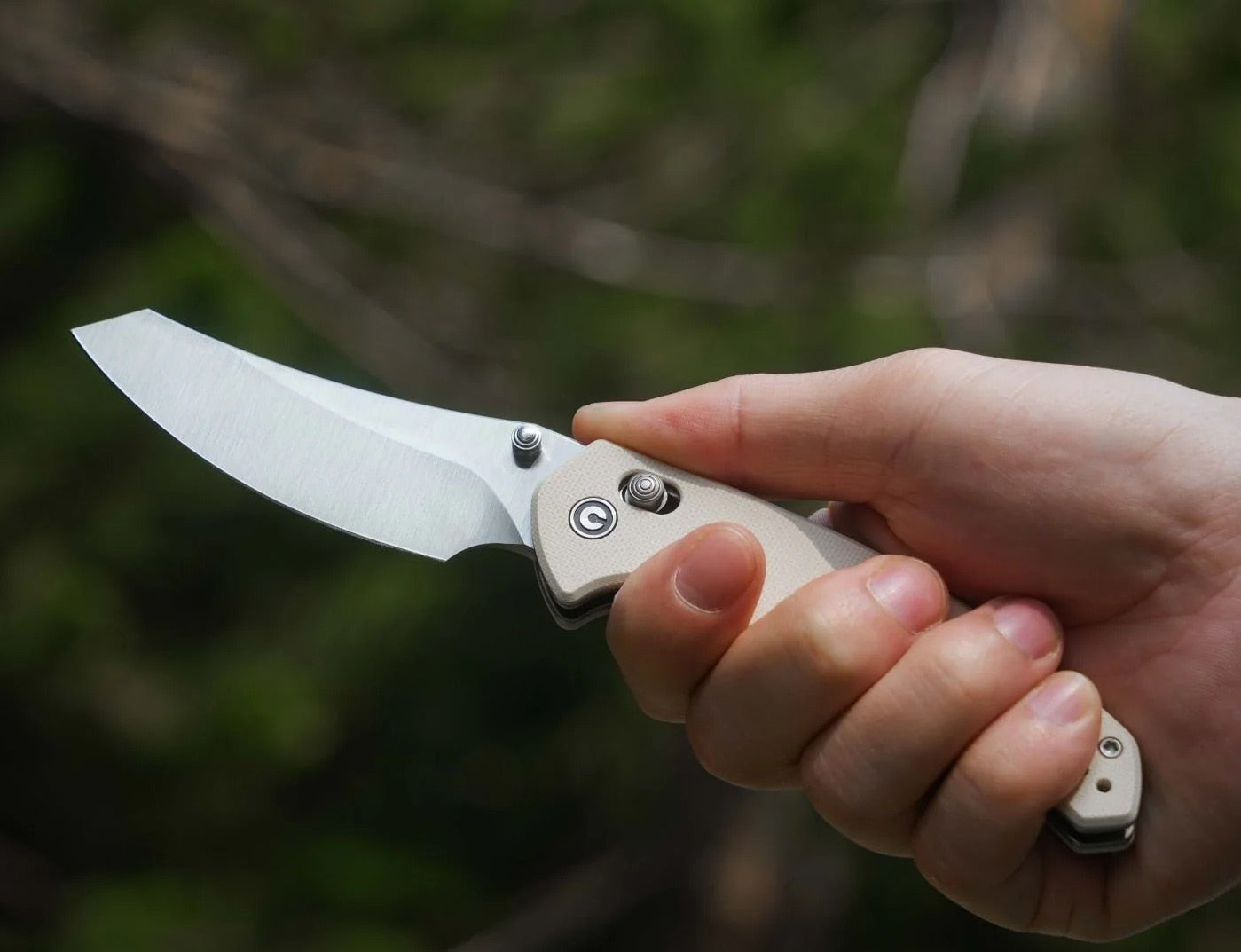 Nóż składany Civivi Sixgill G10 - Ivory