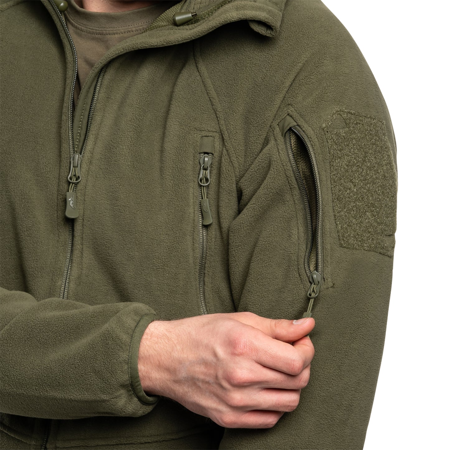 Polar Helikon Patriot Mk2 Hybrid Fleece - Olive Green