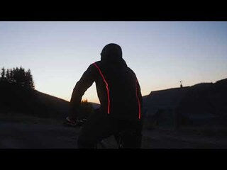 Oświetlenie sygnalizacyjne Wisport SunFibre Wearable Active Lighting Technology - Red