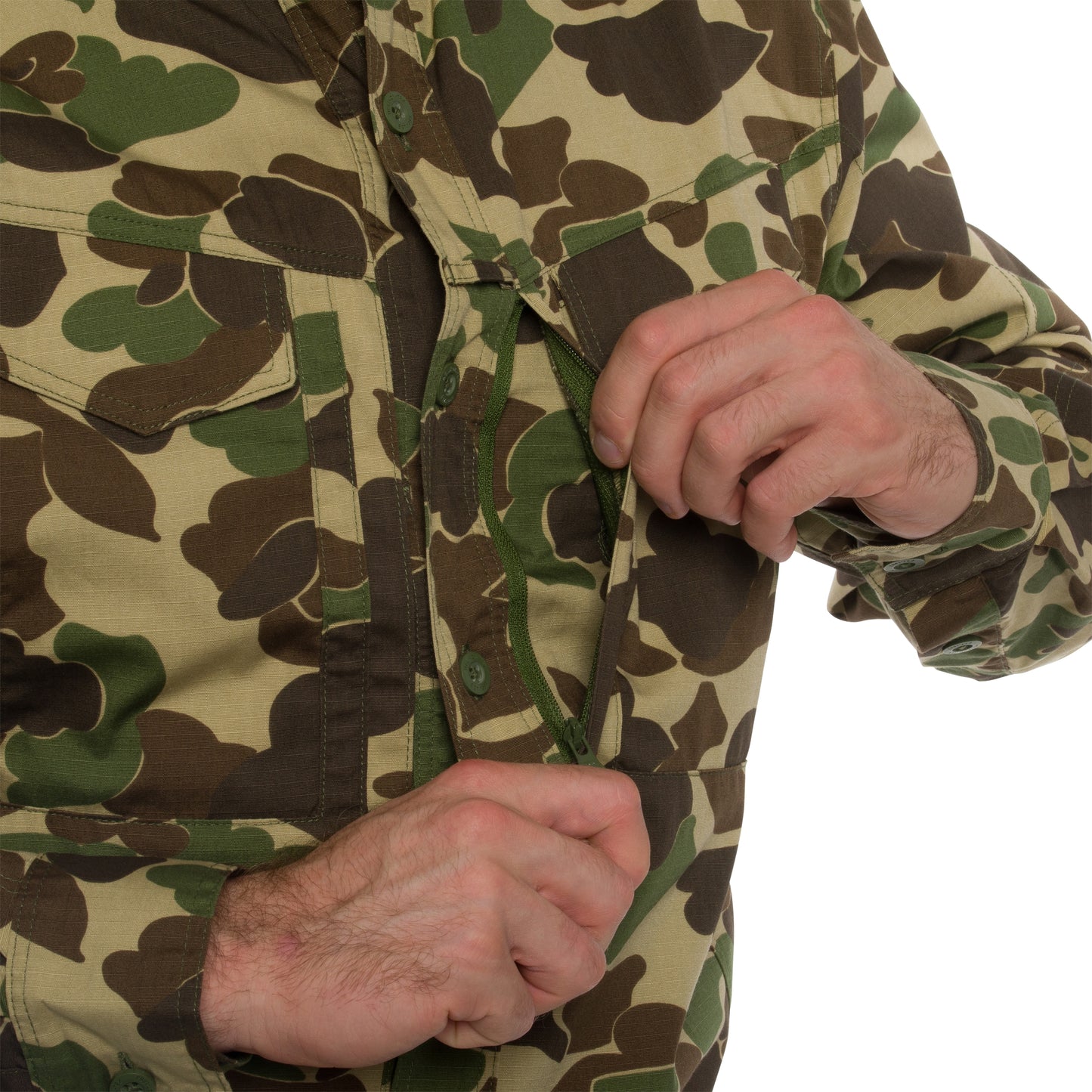 Koszula Helikon Defender Mk2 PolyCotton Ripstop Long Sleeve - Duck Hunter