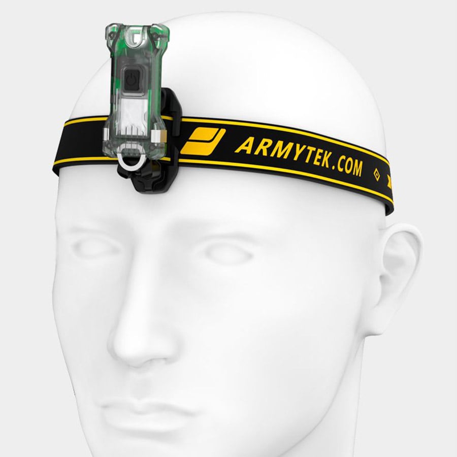 Latarka brelokowa i czołowa Armytek Zippy Extended Green Jade - 160 lumenów