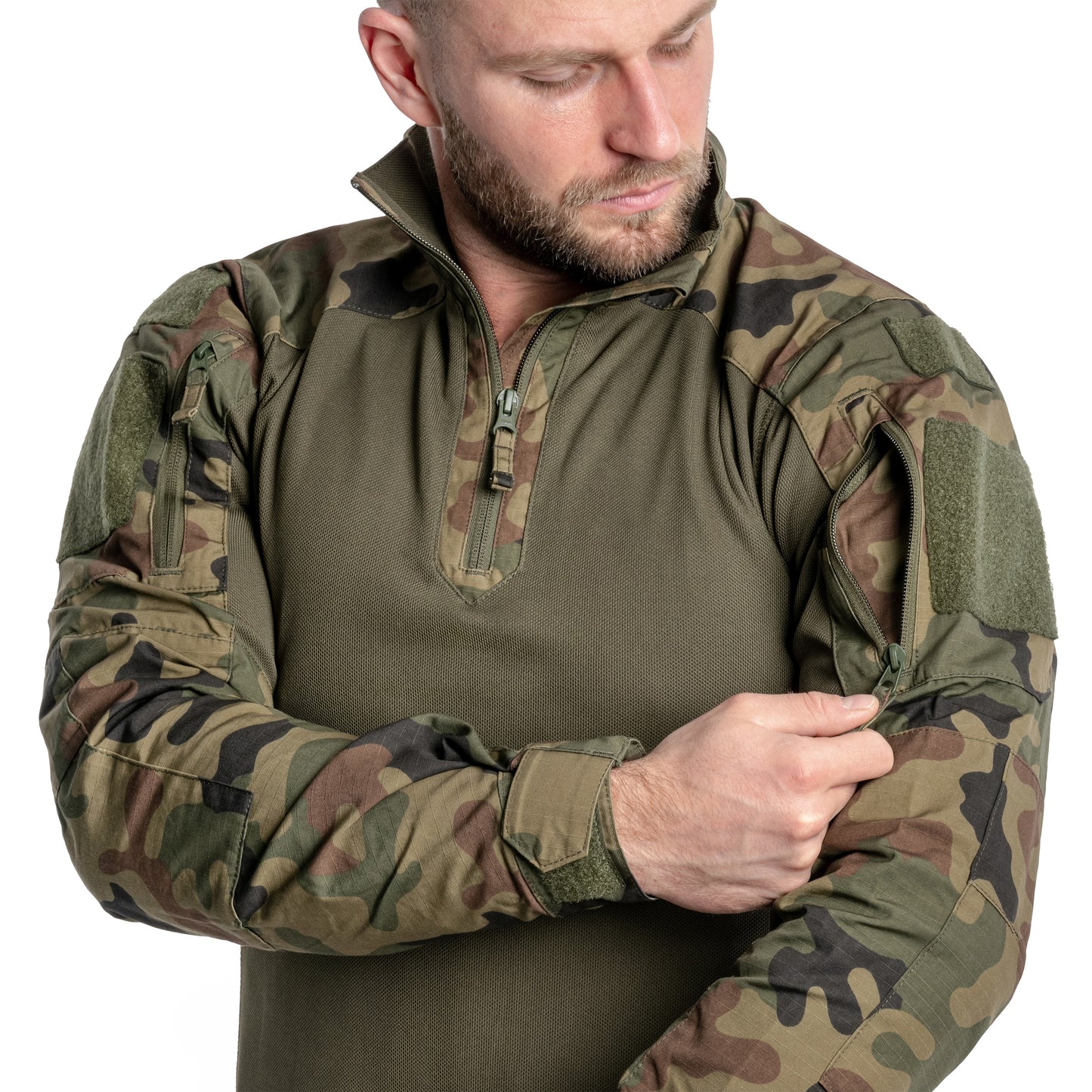 Bluza Helikon MCDU Combat Shirt NyCo Rip-Stop - wz.93 Pantera PL Woodland