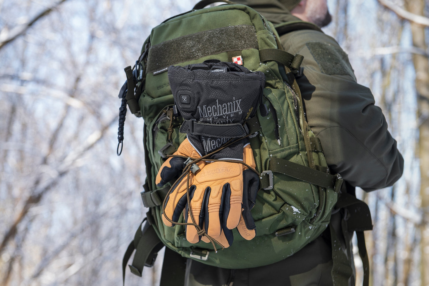 Rękawice podgrzewane Mechanix Wear ColdWork M-Pact Heated Brown/Black