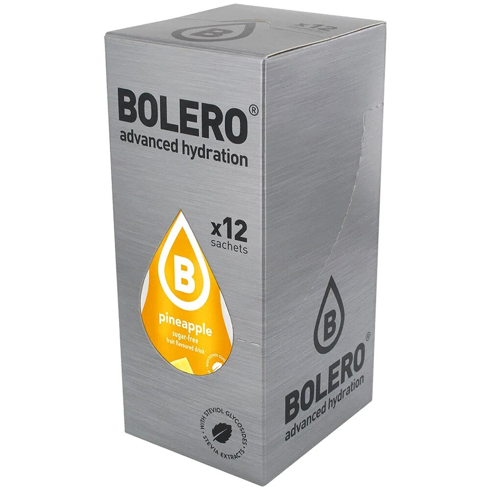 Napój w proszku Bolero Pineapple ze stewią 9 g - 12 szt.