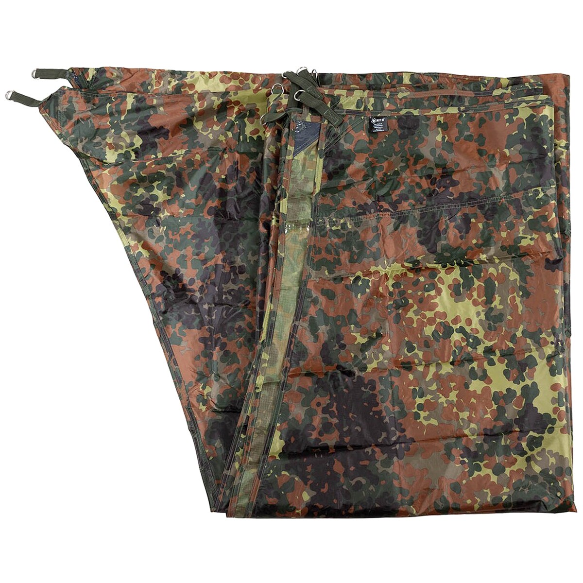 Płachta biwakowa MFH Hexagon-Tarp 340x310 cm - Flecktarn