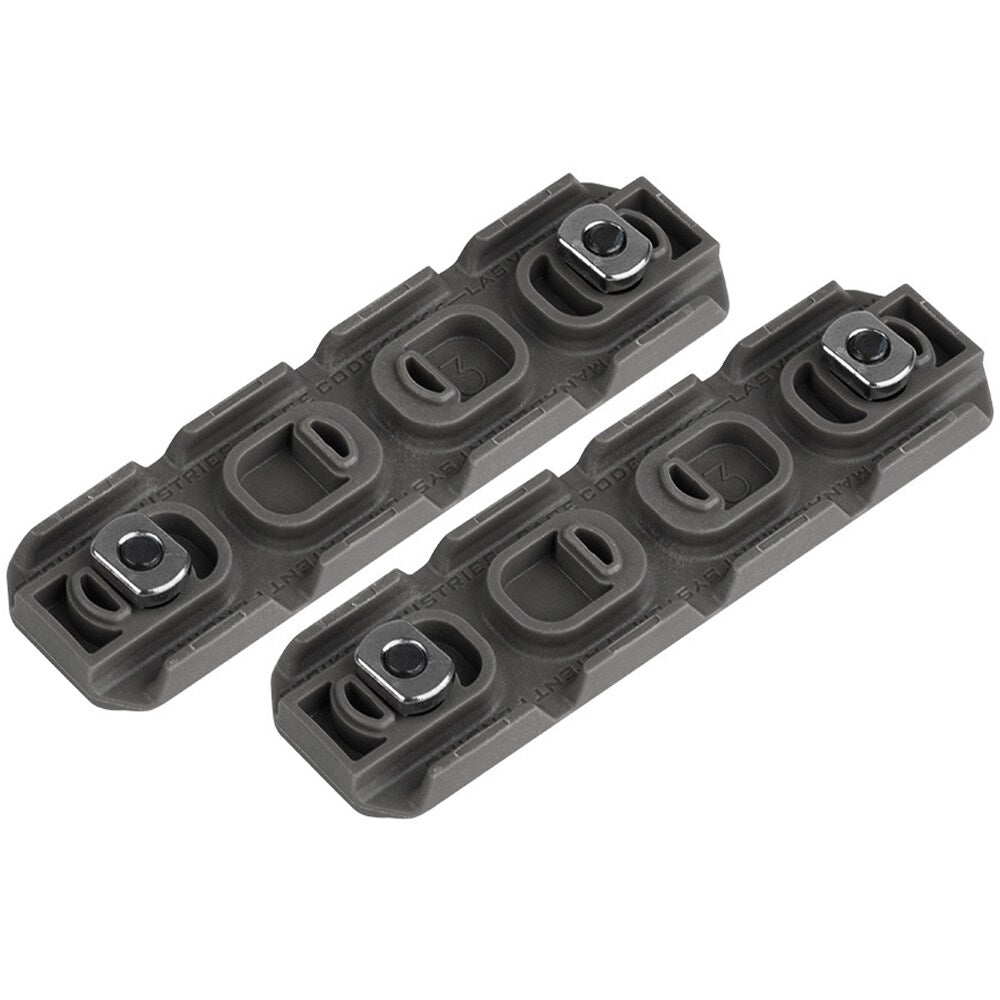 Osłony szyny M-LOK Strike Industries Long M-LOK rail covers with cable management system 2 szt. - Black
