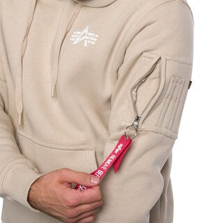 Bluza Alpha Industries Signature Back Print - Organic Beige