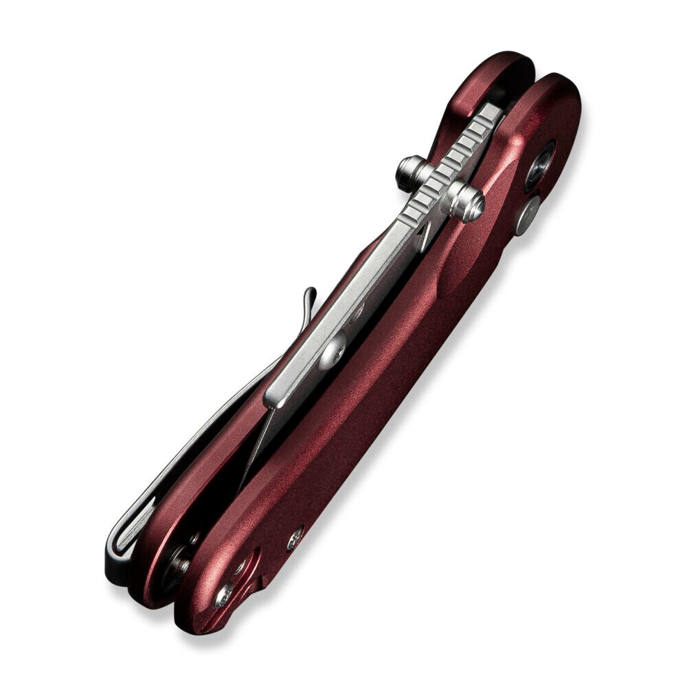 Nóż składany Civivi Elementum Utility Button Lock Aluminium - Burgund