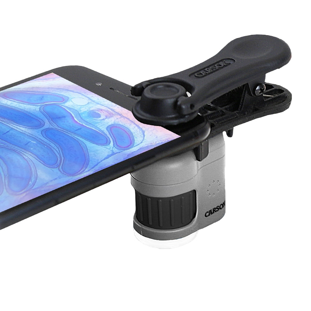 Mikroskop kieszonkowy Carson MicroMini 20x z klipsem do smartfona