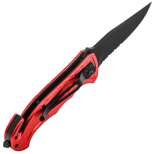 Nóż składany ratowniczy Mil-Tec Rescue Red