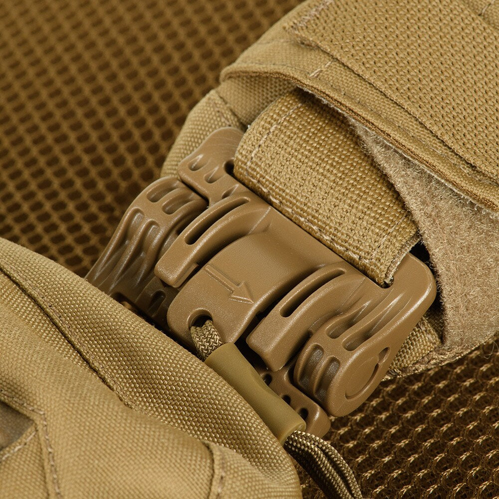 Kamizelka taktyczna typu Plate Carrier M-Tac Cuirass Fast QRS Gen. II Coyote - na płyty L/XL