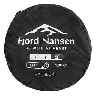 Śpiwór Fjord Nansen Hadsel XL Olive Drab 1900 g - lewy