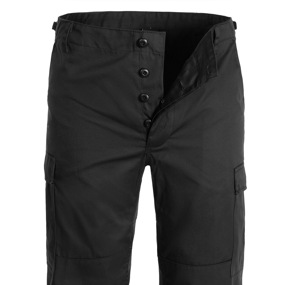 Spodnie wojskowe Mil-Tec wzmacniane BDU Black