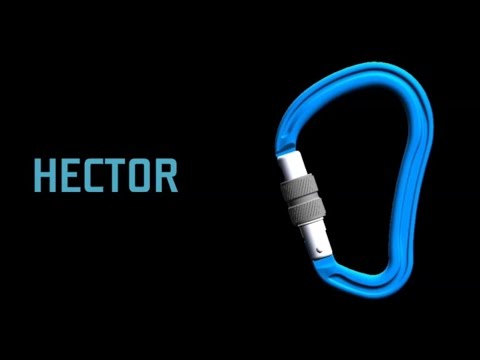 Karabinek wspinaczkowy Singing Rock Hector Triple Lock - Black
