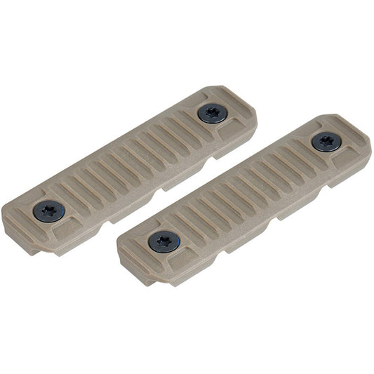 Osłony szyny M-LOK Strike Industries Long M-LOK rail covers with cable management system 2 szt. - Flat Dark Earth